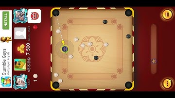 Carrom King 4 players | Carrom pool 2 vs 2 Player game play | Carrom board | Carrom Game 301
