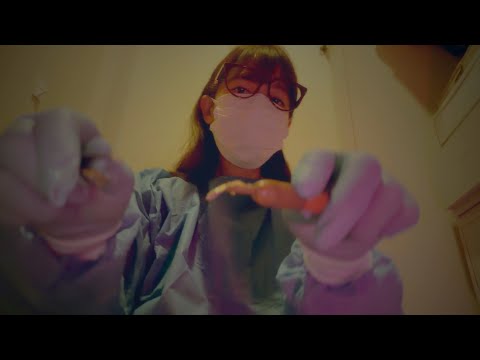 [ASMR] ロールプレイ 🍊 みかん手術 / ゴム手袋 / Rubber Gloves Surgery