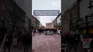 Large Protest Held Friday In Burlington Following Chaotic Ice Operation In South Burlington