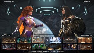 Injustice 2 Wonder woman vs Star Fire