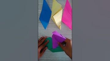 how to make an origami cube 🟥🟧🟨🟩🟦⬜| origami cube | #origamicube #papercube #cube #shorts 🥰😍
