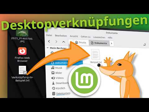 Desktop Shortcuts in Linux Mint