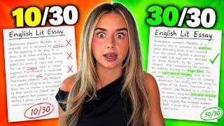 How to get 30/30 in GCSE English (structure + Model paragraph!)