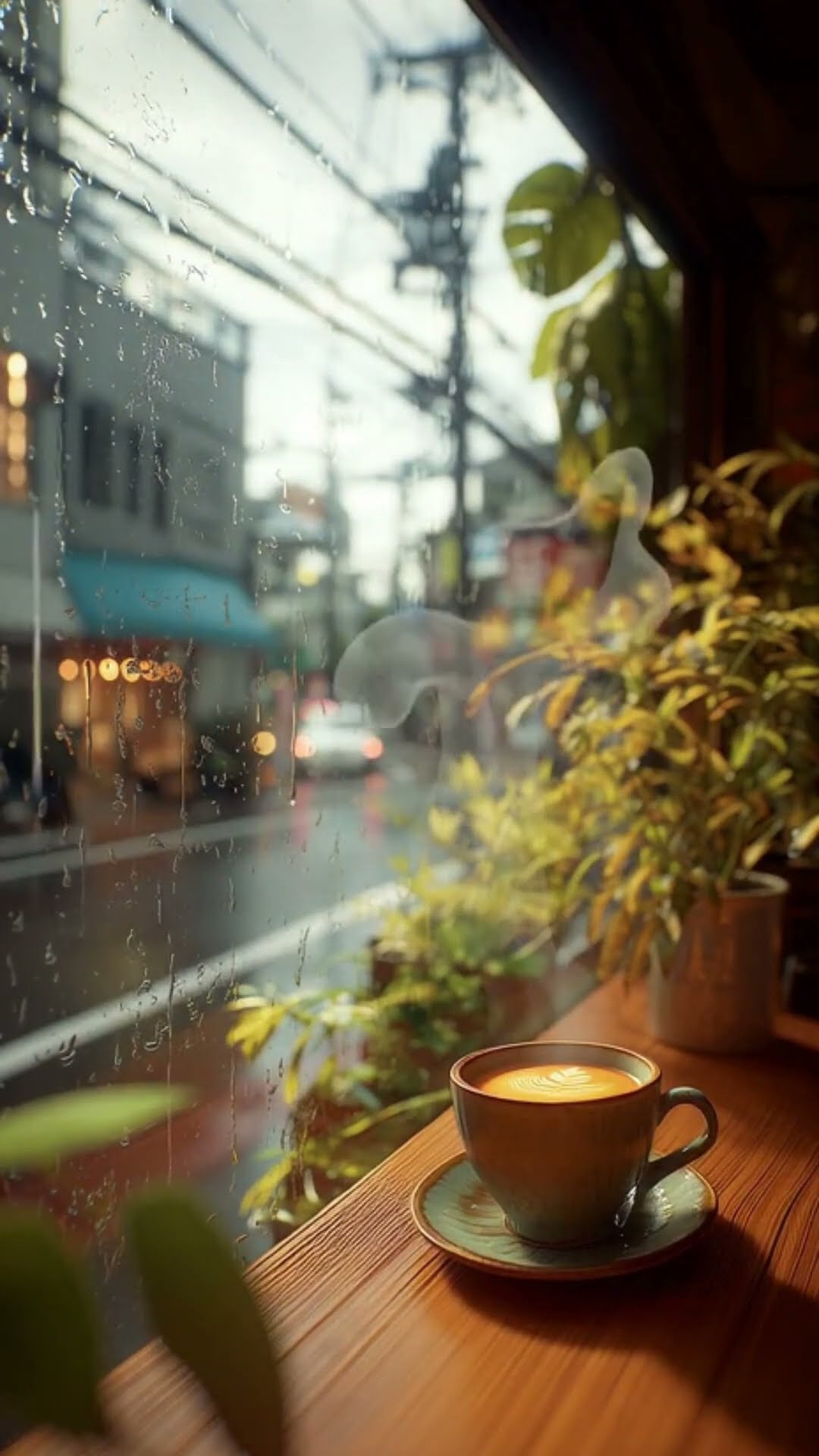 Cozy Rain Cafe Ambience/雨の日のコーヒータイム ☕🌧 - YouTube
