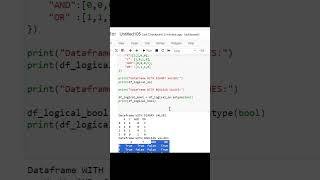 CONVERT BINARY TO BOOLEAN AND BOOLEAN VALUES TO BIANRY IN DATAFRAME #python#coding #pandasdataframe