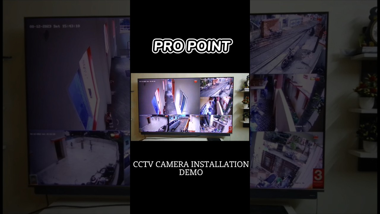 pro point cctv camera installation demo .. contact 7010401829 