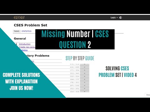 Missing Number | CSES Problem Set | Placement Preparation | #4