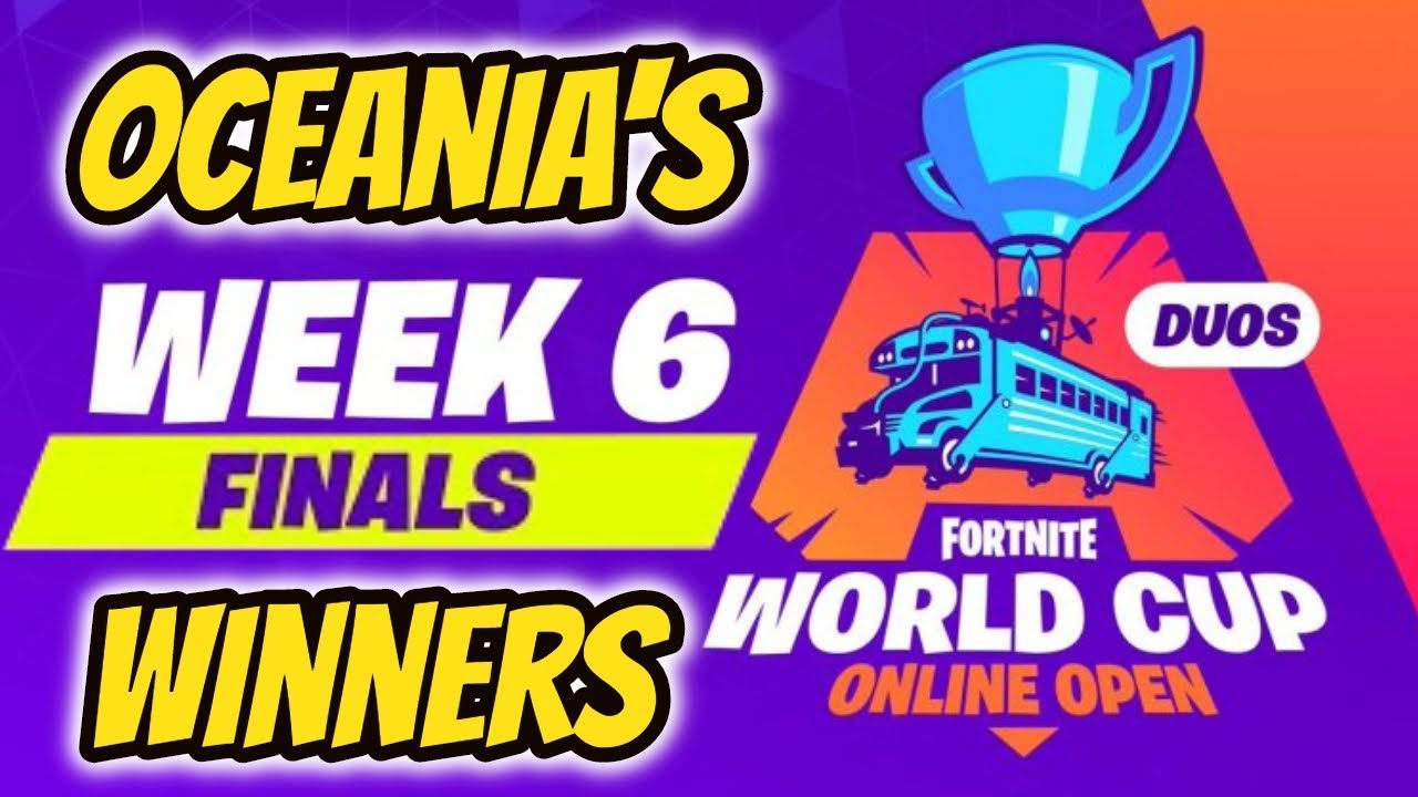 *FORTNITE WORLD CUP* WEEK 6 OCEANIA'S WINNERS! (volx & Code Parpy)