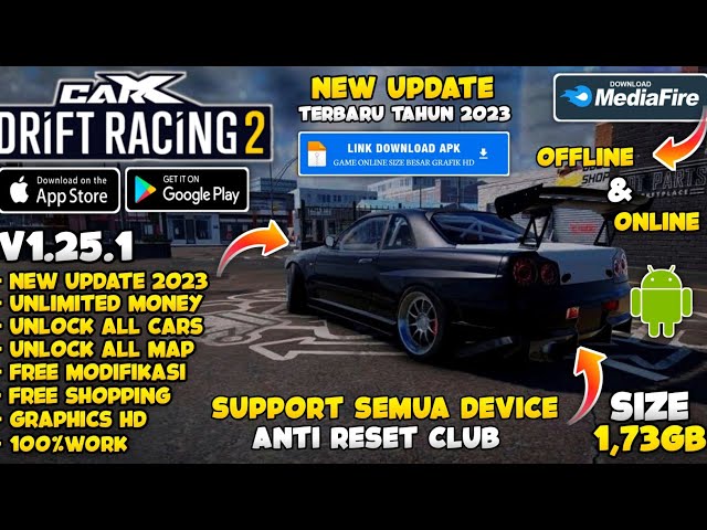 CARX DRIFT RACING 2 MOD APK - Version 1.24.1 Terbaru 2023