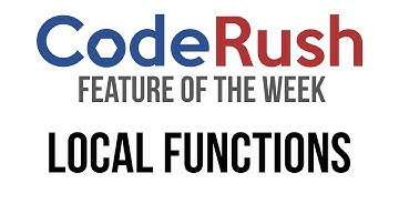 CodeRush FotW: Local Functions