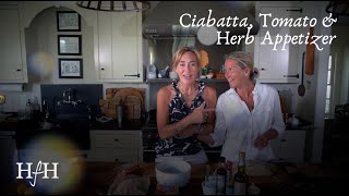 Ciabatta, Tomato & Herb Appetizer Recipe