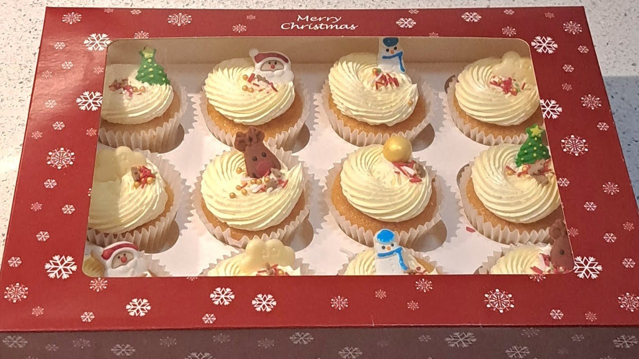 Easy Christmas Cupcake Decorating for Beginners | Cakemas - YouTube