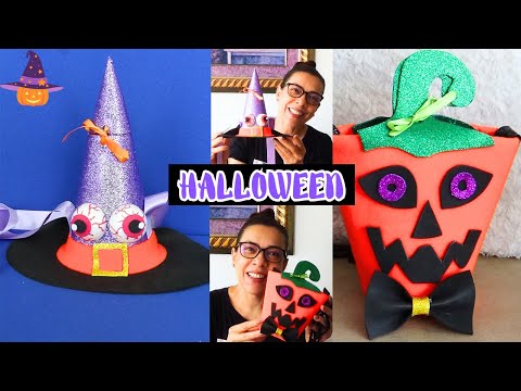 como hacer manualidades para haloween #halloween
