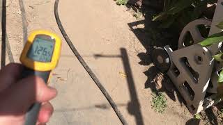 Outdoor BBBiG Grow Cannabis high temp on hemp
