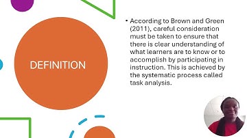 Task Analysis in Instructional Design(Educational Screencast)