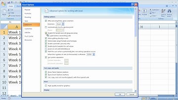 Excel Tips 29 - Disable the Quick Fill Handle and Drag and Drop in Excel