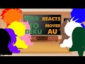Mha reacts to moves deku au//bakudeku//dekubaku//bkdk//dkbk