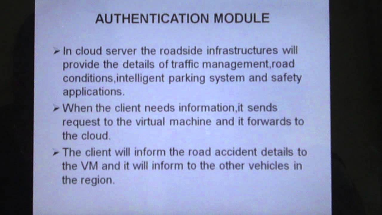 Security challenges in vehicular cloud computing - YouTube