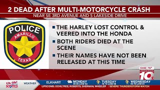 Amarillo police: 2 dead after multi-motorcycle crash Saturday
