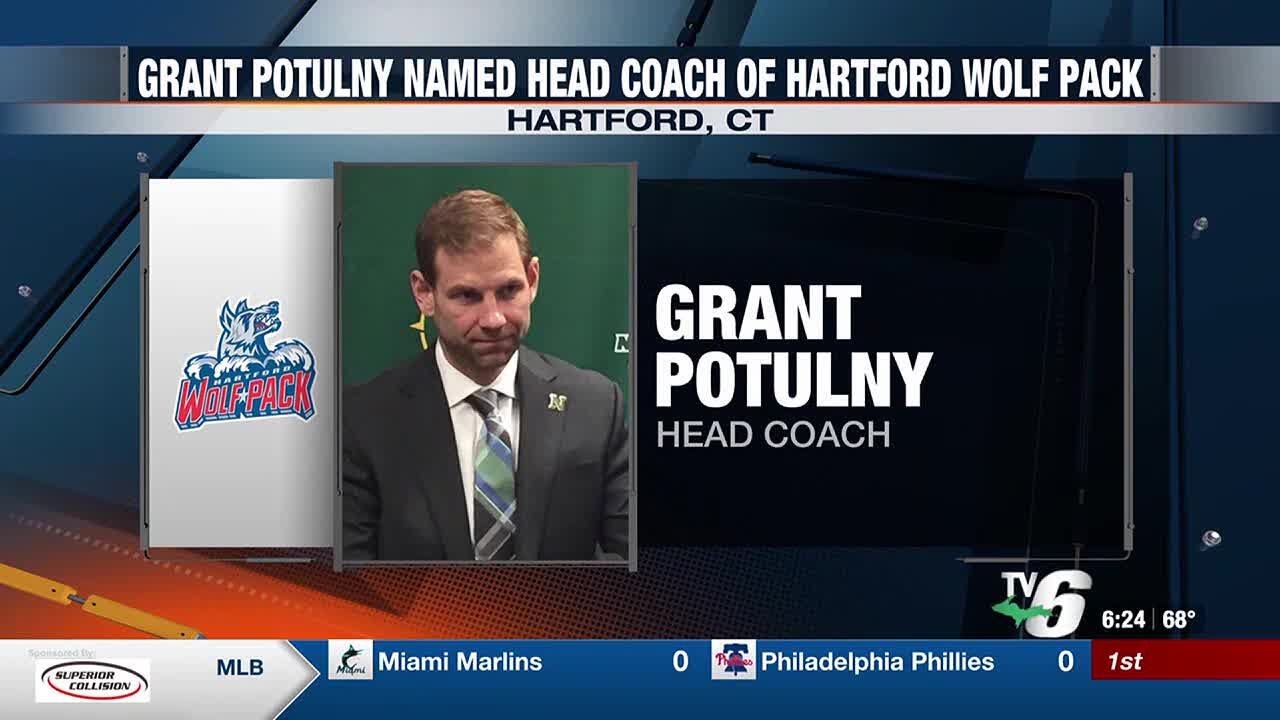 Grant Potulny named head coach of Hartford Wolf Pack