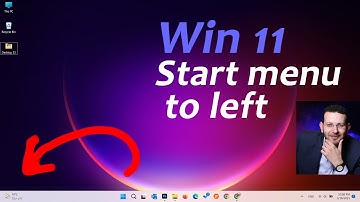 move the Start menu to the left corner in Windows 11