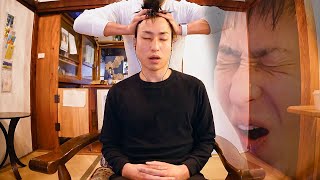 ASMR Sleep with a strong head massage