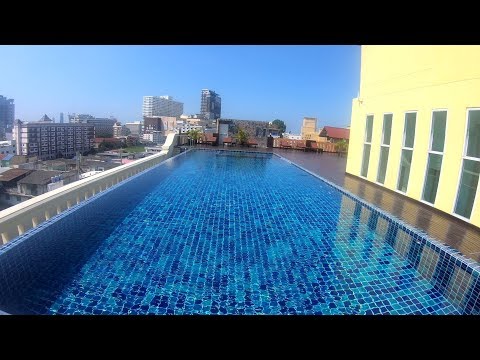 D HOTEL & THE AWESOME ROOF TOP POOL ON SOI BUAKHAO, PATTAYA THAILAND