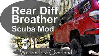 In this episode we raise our rear differential vent, or breather, up
to avoid water from getting in. often called the scuba mod, is one of
best diy ...
