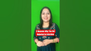 5 Reasons Why You Get Rejected In Interviews 😫#interviewpreparation #shorts #rejection #jobtips #yt