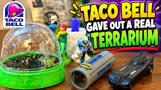 Taco Bell Actually Gave Out a REAL Terrarium? | 1997 The Adventures of Batman and Robin Kids Meal