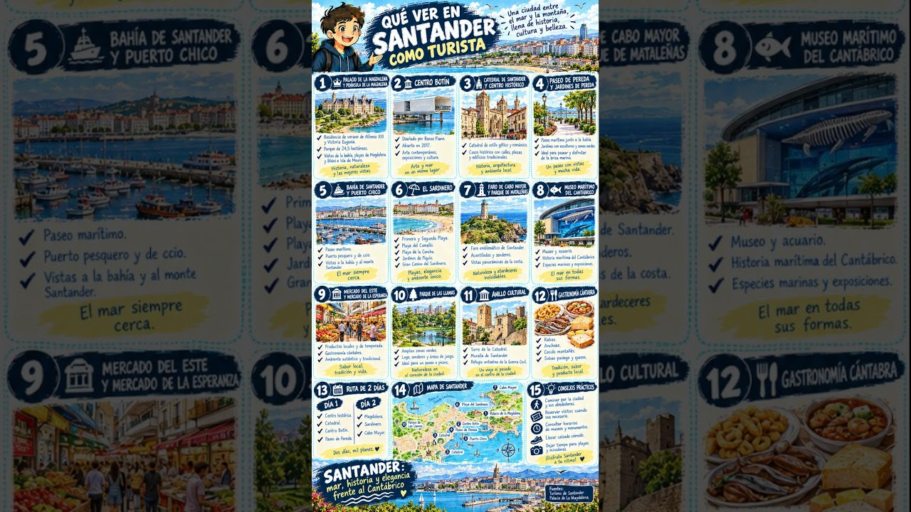 Qué ver en Santander como turista | Guía de mar, historia y elegancia cántabra