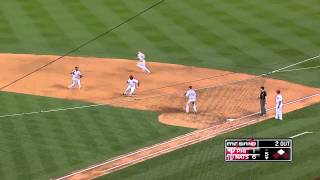2013/08/09 Span's two-run single