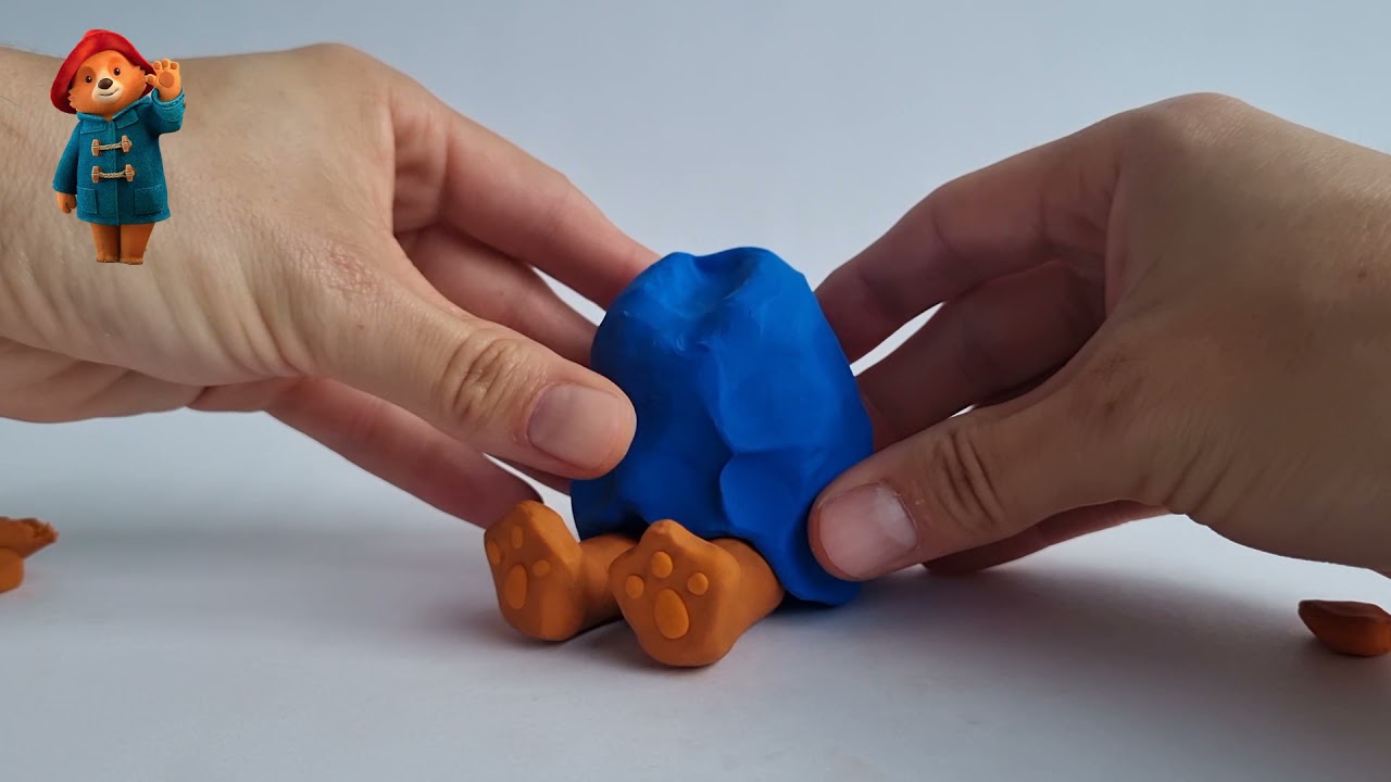Como hacer al Oso Paddington en Plastilina