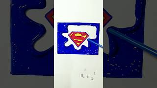Superman Art 💪 #shorts #trending #art #viral #satisfying #trendingshorts #superman