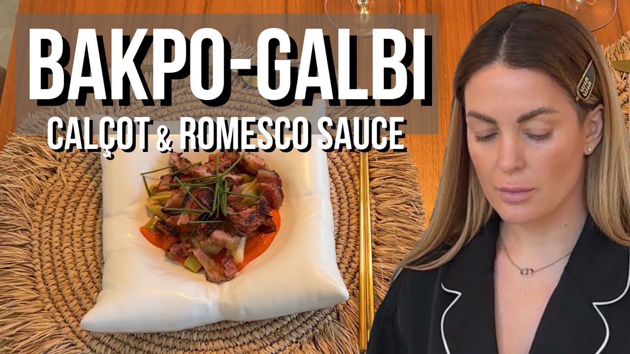 Бакпо-Гальби с кальсотом и соусом ромеско🥢❤️‍🔥🥩