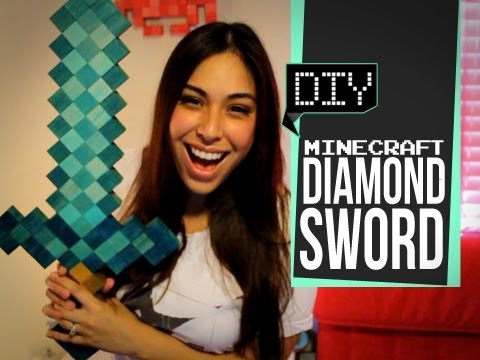 Minecraft Diamond Sword - DIY GG