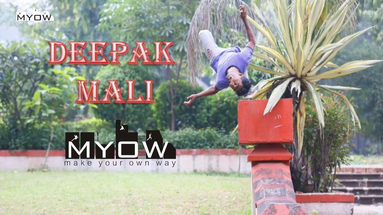 Parkour and Freerunning India | Deepak Mali Showreel | Team mYoW