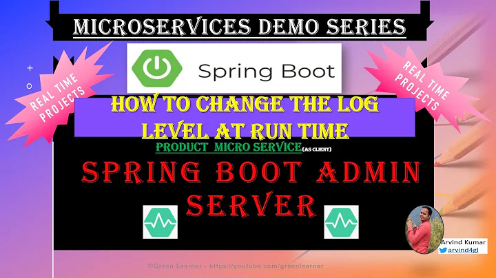 #12.2 How to Change Log Level At Run-Time | SB Admin Server | Microservices Demo with Spring Boot