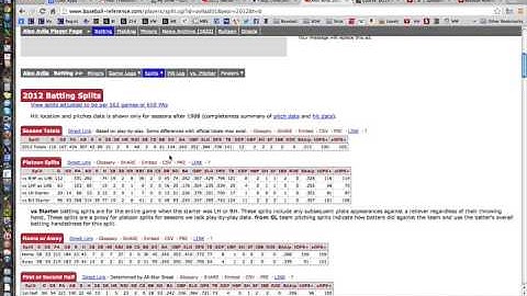 Baseball Reference Video