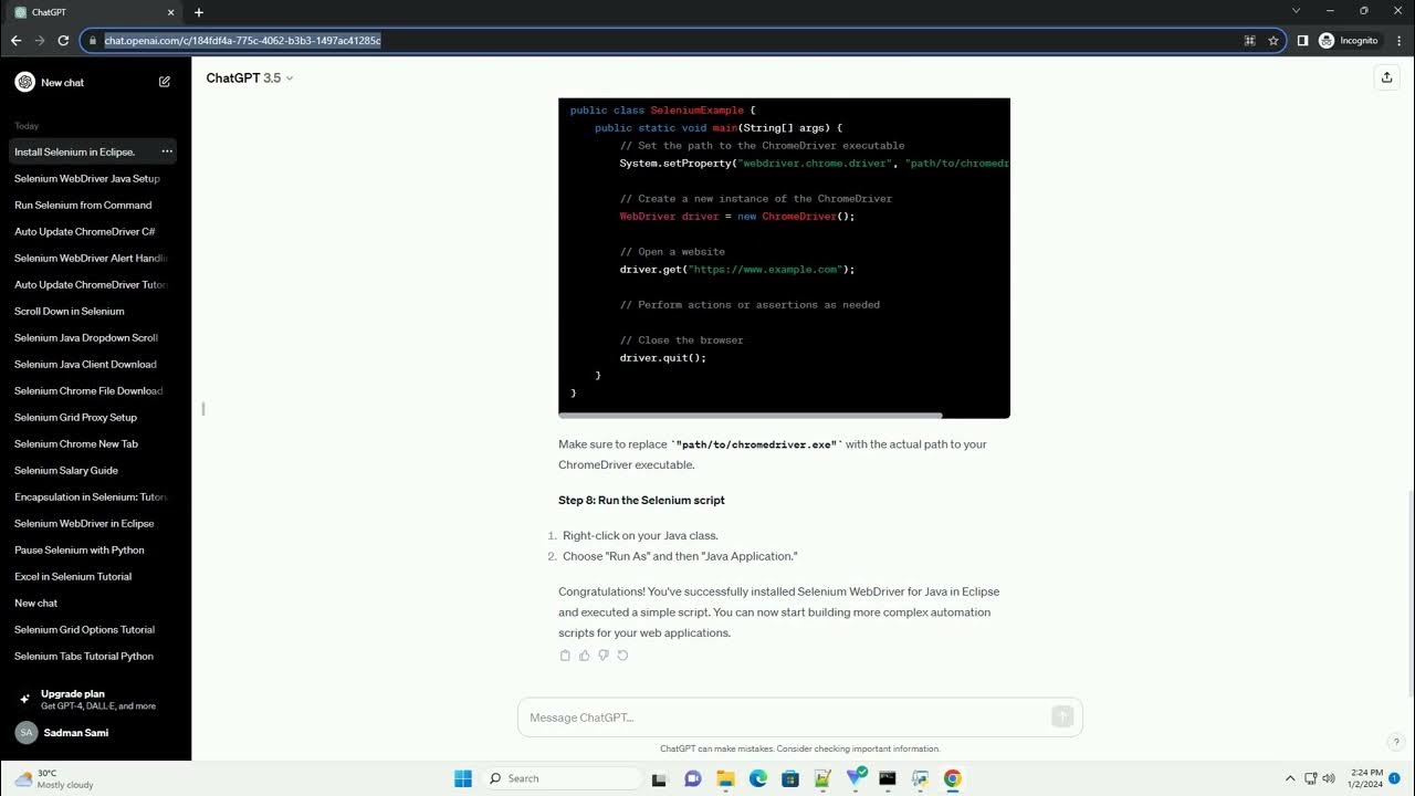 how to install selenium webdriver for java in eclipse - YouTube