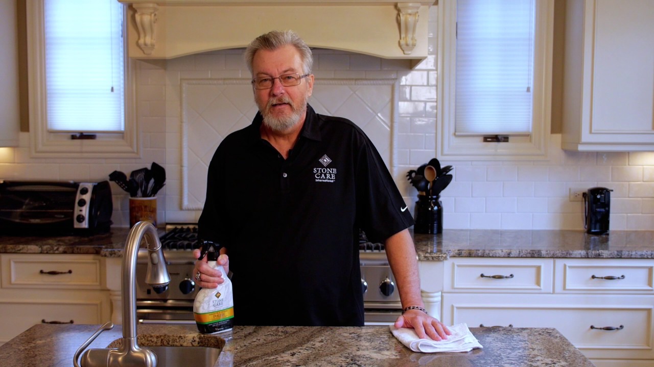 Using The Right Products For Cleaning Polishing Granite Youtube