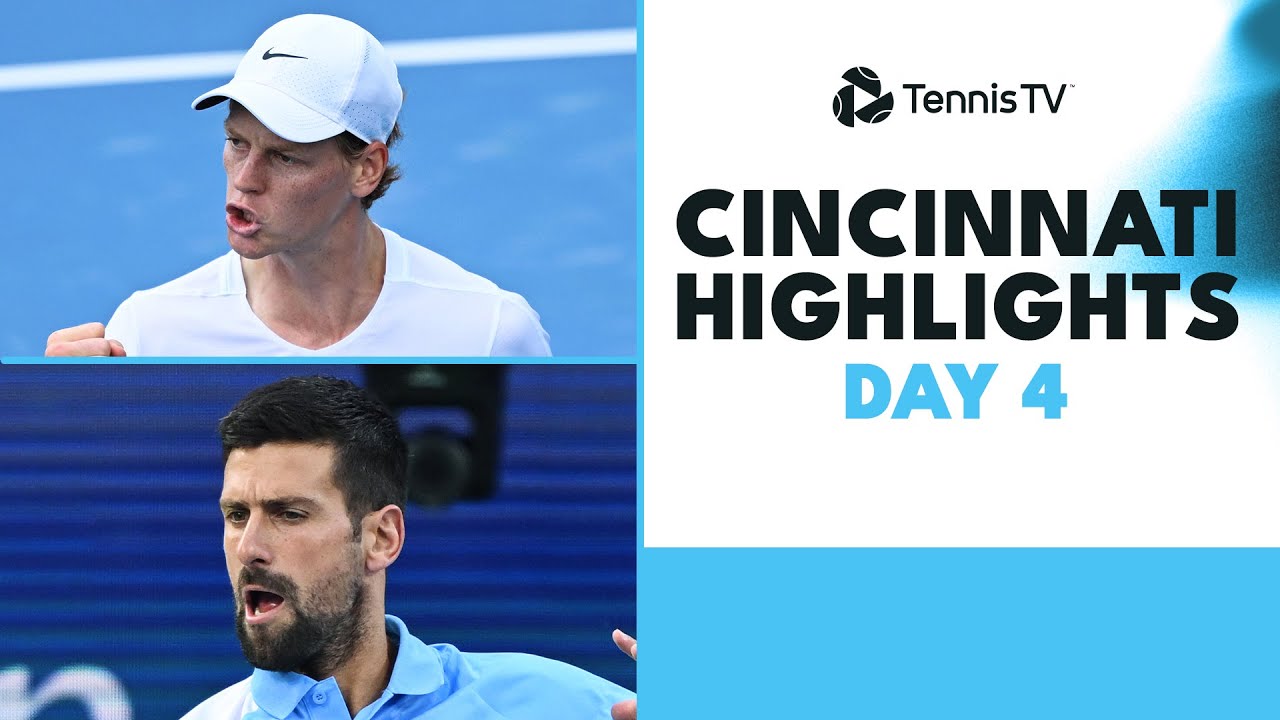 Djokovic Makes His US Return; Sinner & Lajovic Meet | Cincinnati 2023 Day 4 Highlights