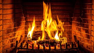 Fireplace (24 HOURS) 🔥 Burning Fireplace \& Crackling Fire Sounds (NO Music)