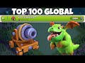 Legend Hits, War, & Builder Base in Top 100 GLOBAL!