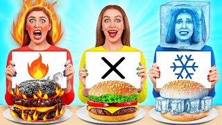 Hot, Cold or Nothing Challenge | Food Battle by Multi DO Food Challenge