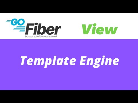 Go Fiber - View Template Engine