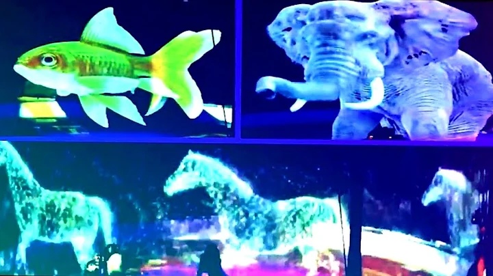 3D holograms replace animals in circus||hologram circus Germany||roncalli circus||hologram animals