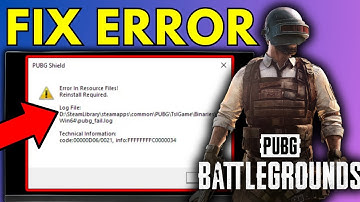 How To Fix PUBG Error In Resource Files