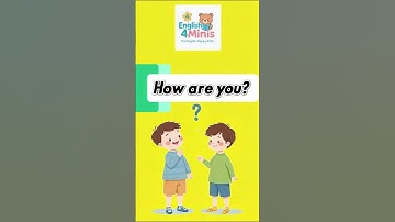 Hello 👋 How are you? 👋 Bye 👋 — English phrases for kids 💛 Learn fast! 💛