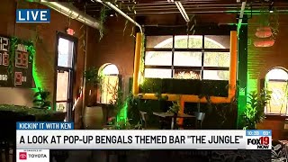 Kickin It With Ken: A Look At Pop - Up Bengals Themed Bar: 